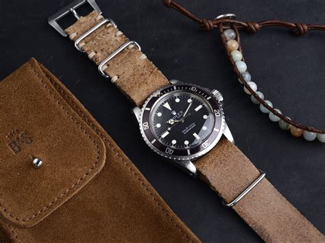 nato watch strap rolex leather